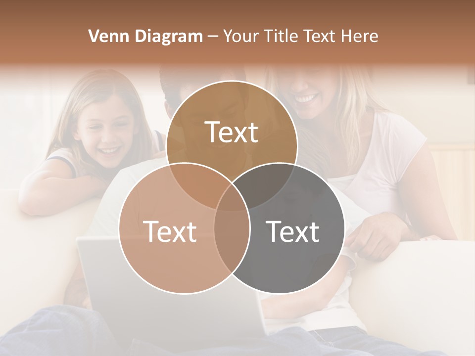 Indoors Parents Together PowerPoint Template