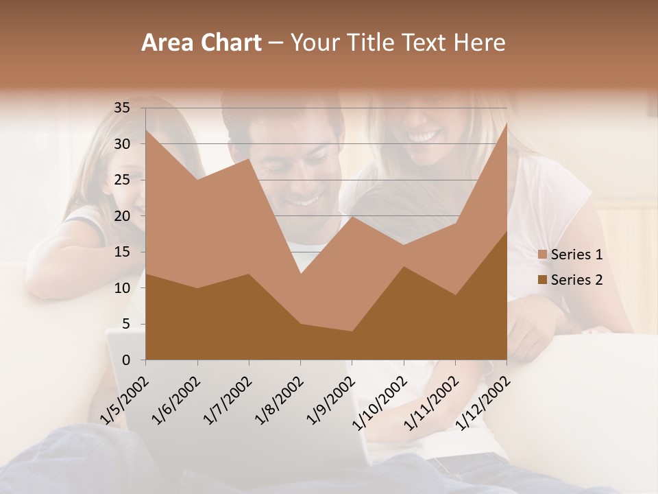 Indoors Parents Together PowerPoint Template