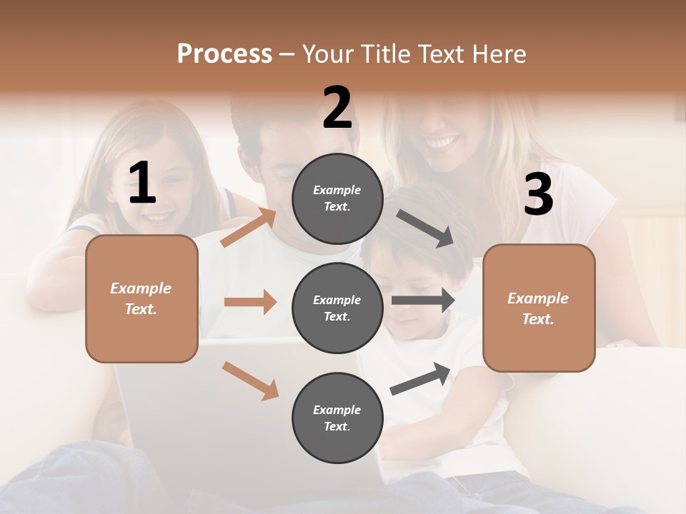 Indoors Parents Together PowerPoint Template