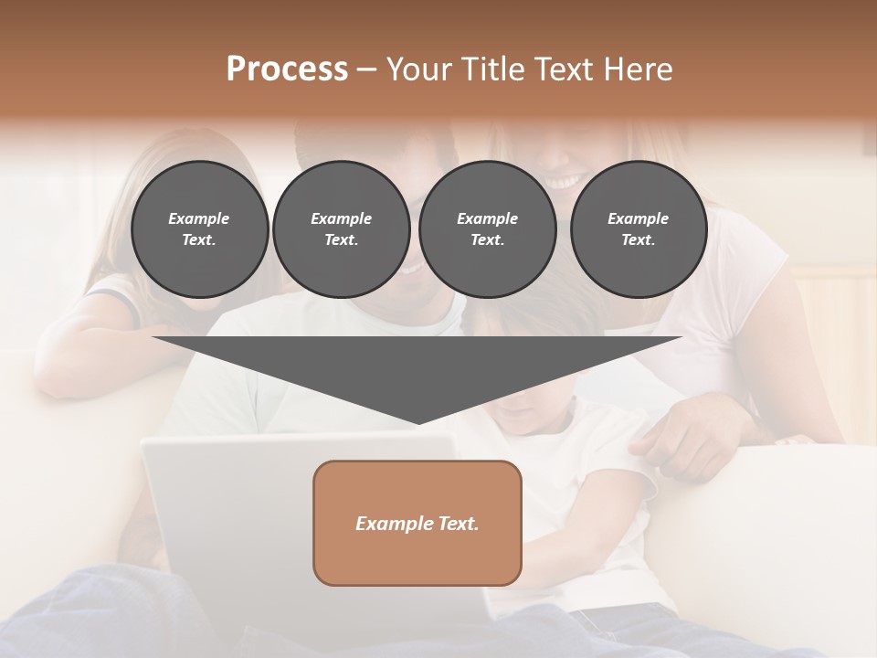 Indoors Parents Together PowerPoint Template