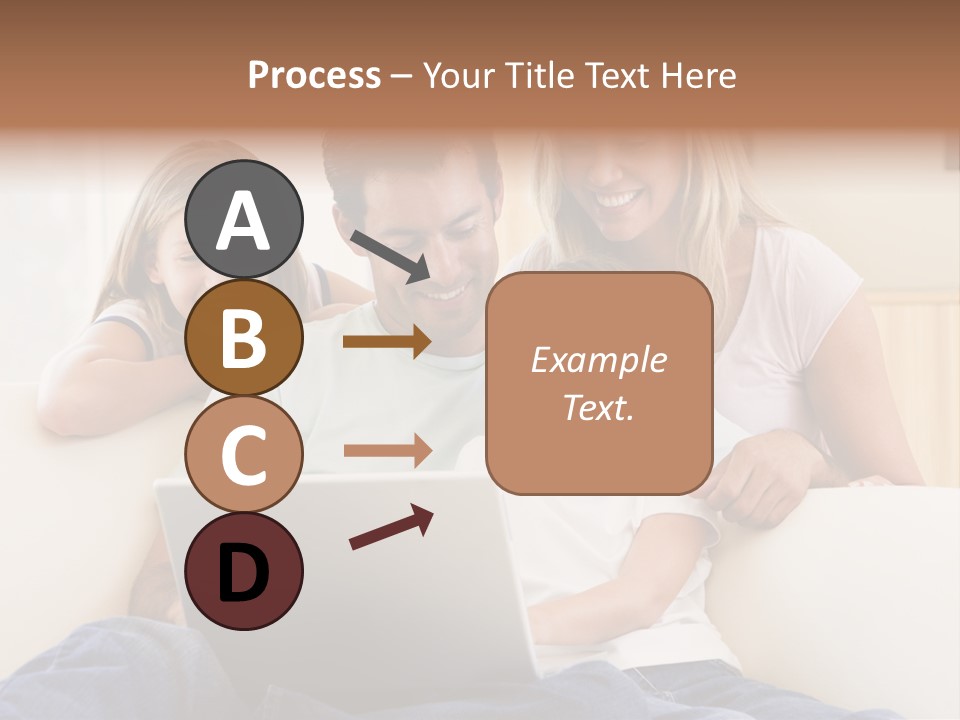 Indoors Parents Together PowerPoint Template