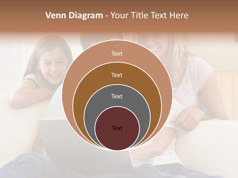 Indoors Parents Together PowerPoint Template