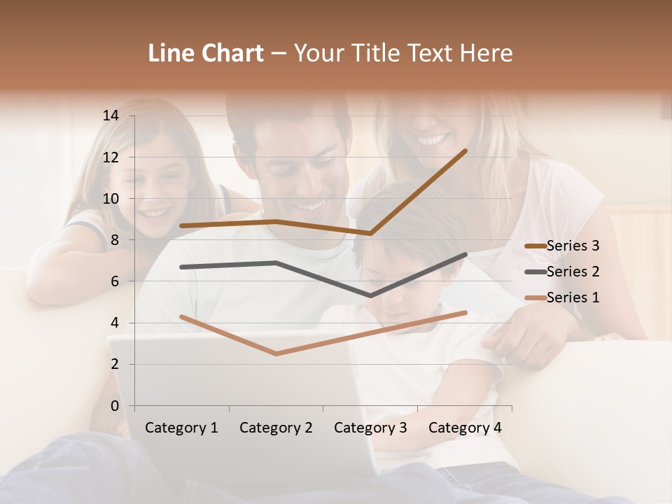 Indoors Parents Together PowerPoint Template