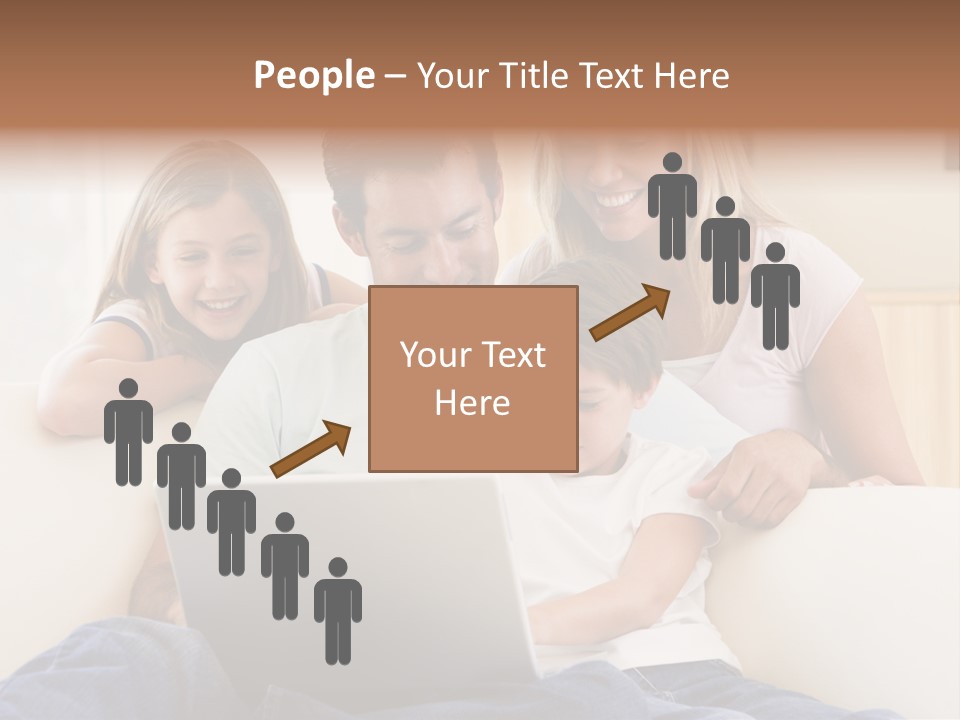 Indoors Parents Together PowerPoint Template
