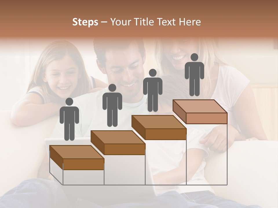 Indoors Parents Together PowerPoint Template