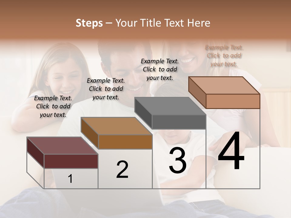 Indoors Parents Together PowerPoint Template