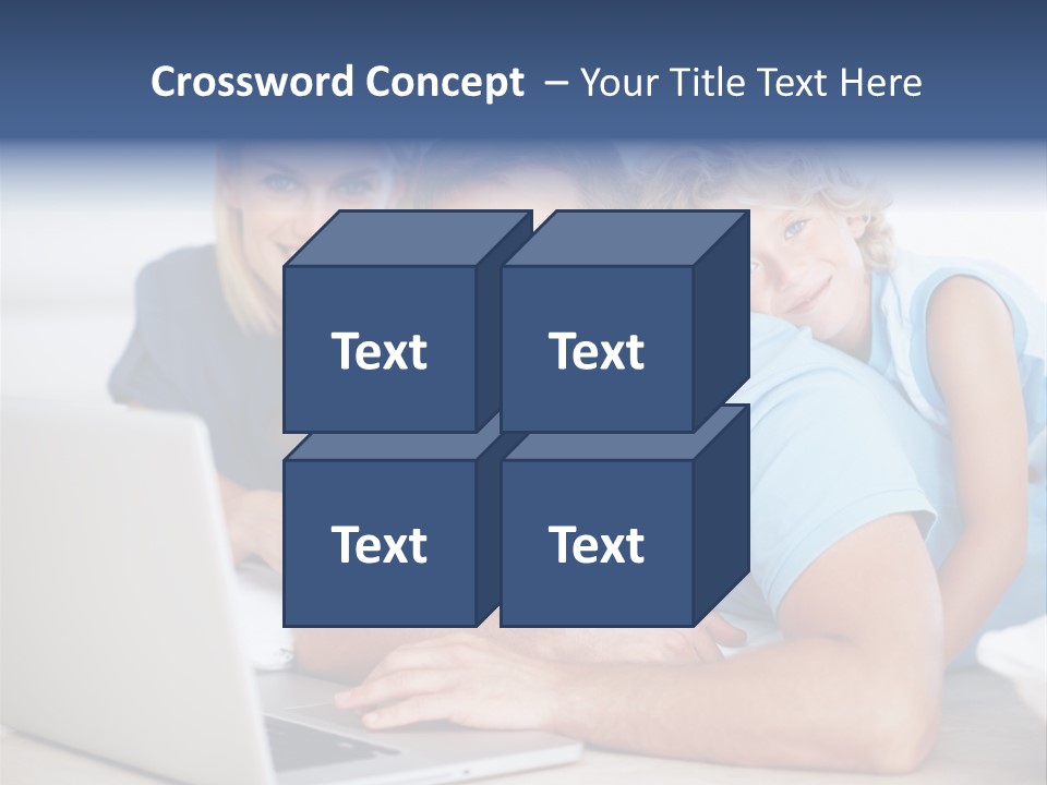 Casual Computer Browsing PowerPoint Template