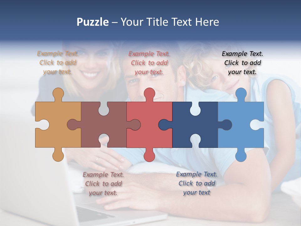 Casual Computer Browsing PowerPoint Template