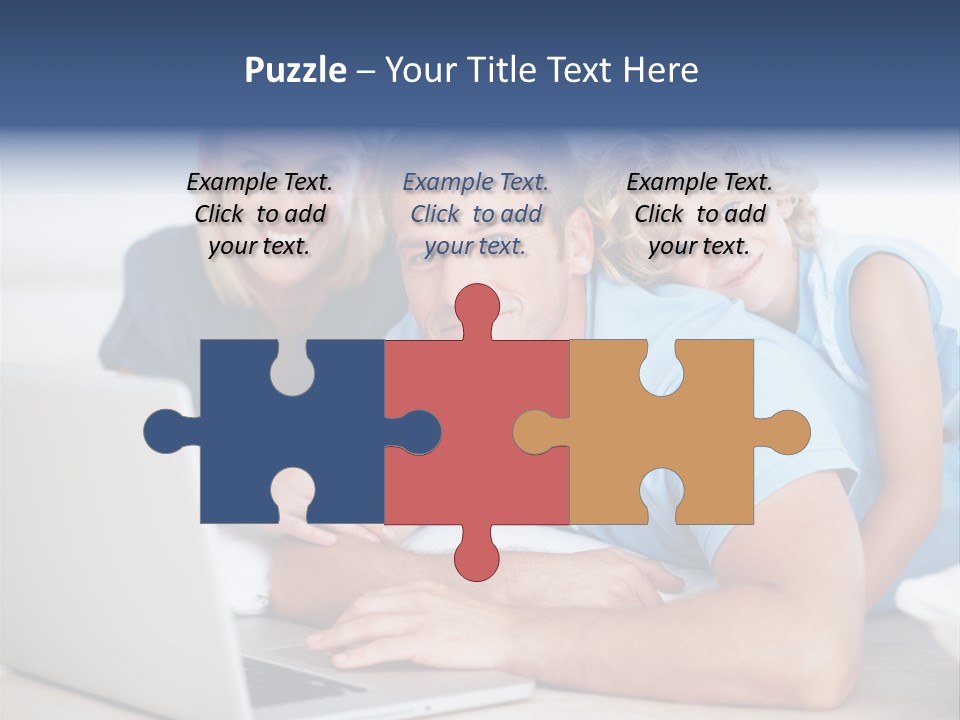 Casual Computer Browsing PowerPoint Template