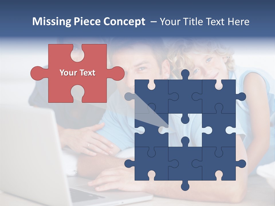 Casual Computer Browsing PowerPoint Template
