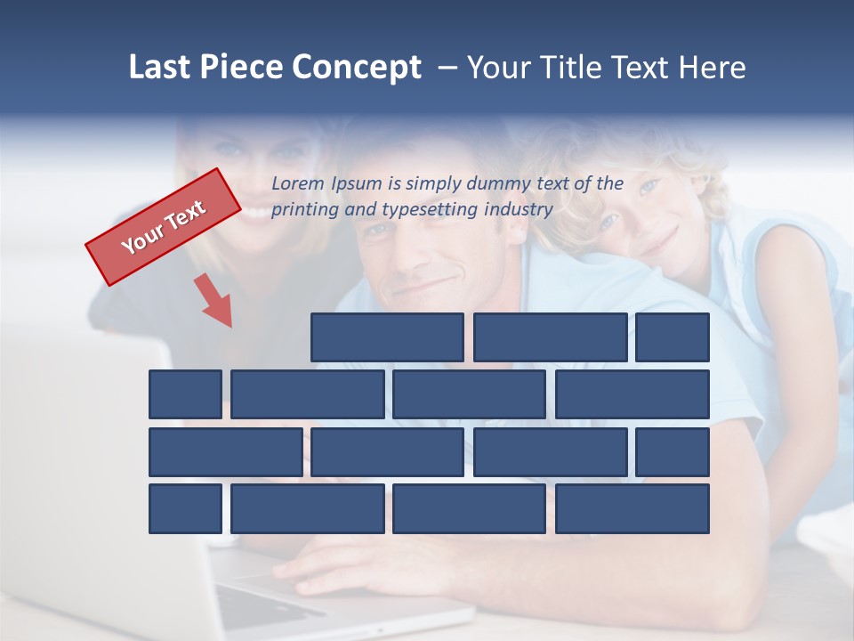 Casual Computer Browsing PowerPoint Template