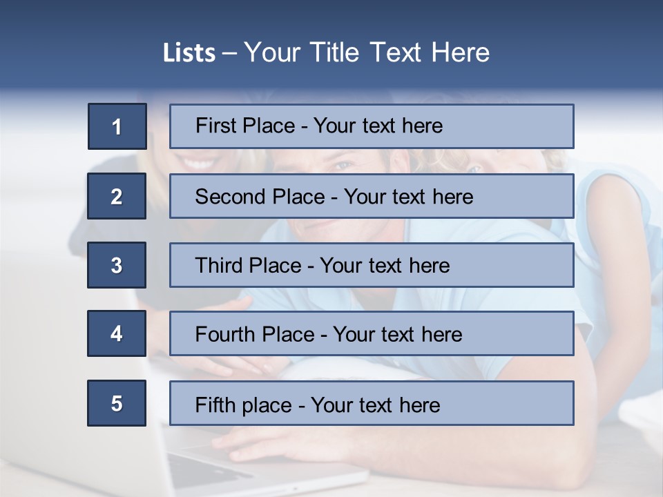 Casual Computer Browsing PowerPoint Template