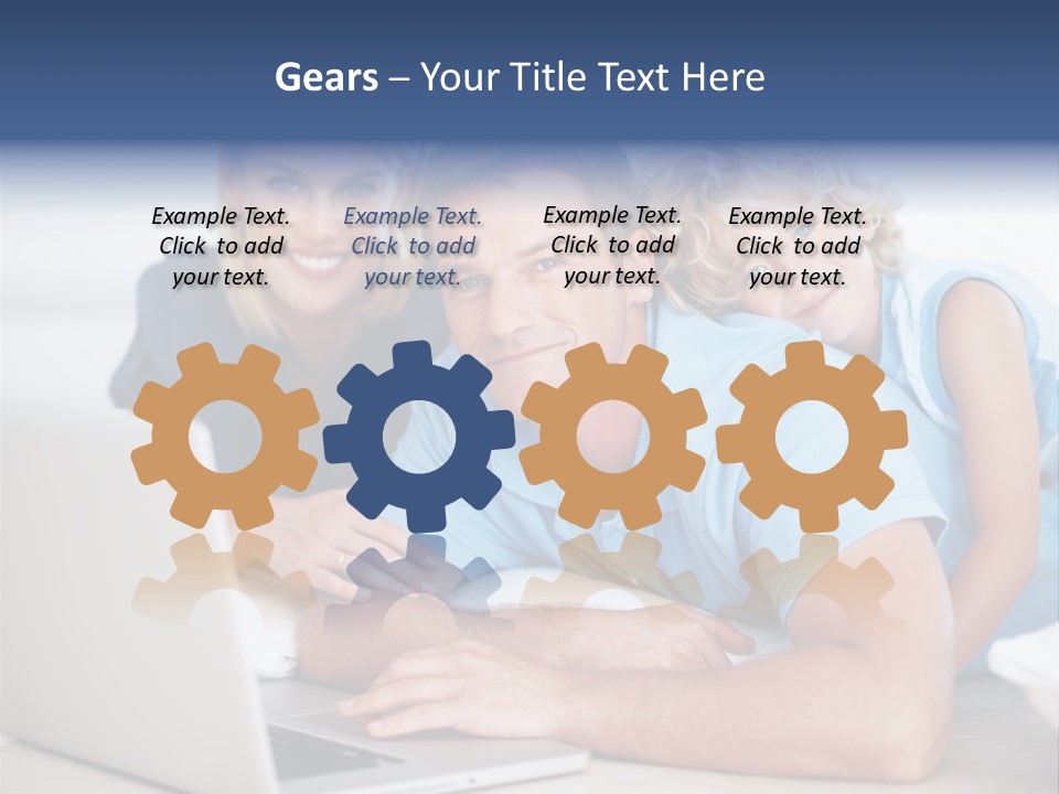 Casual Computer Browsing PowerPoint Template