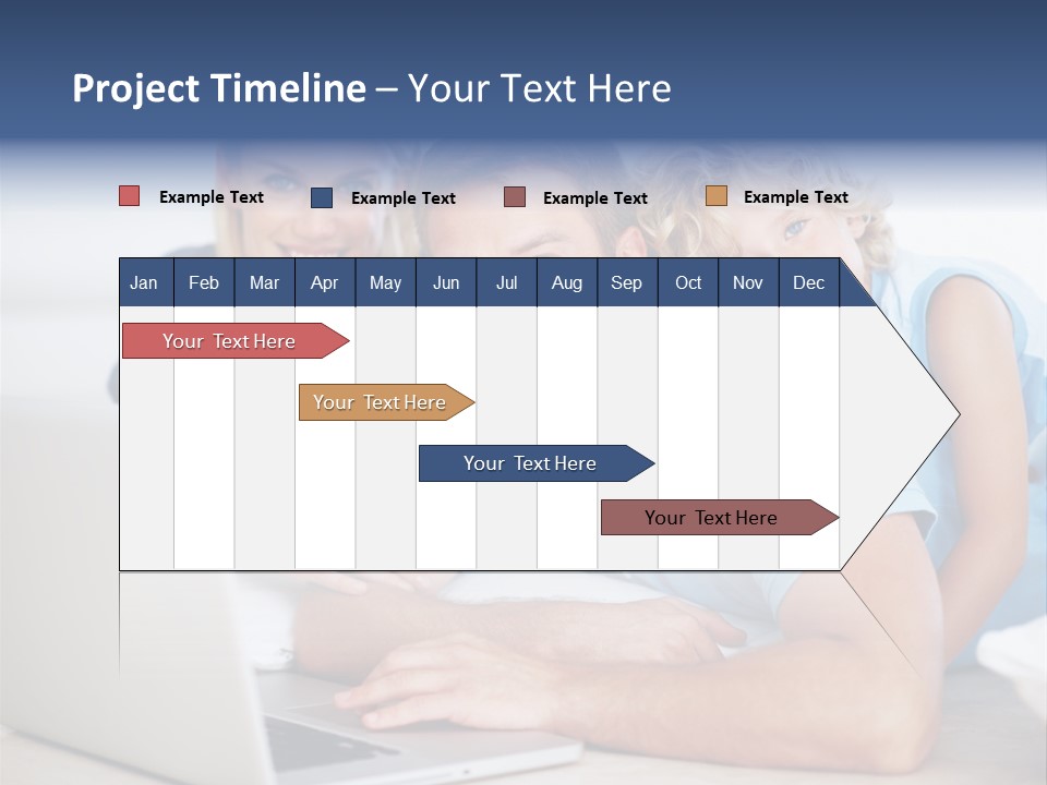 Casual Computer Browsing PowerPoint Template