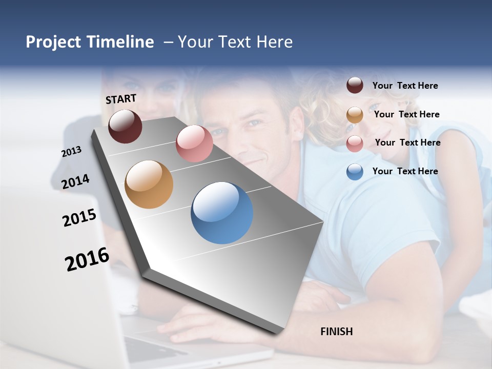 Casual Computer Browsing PowerPoint Template
