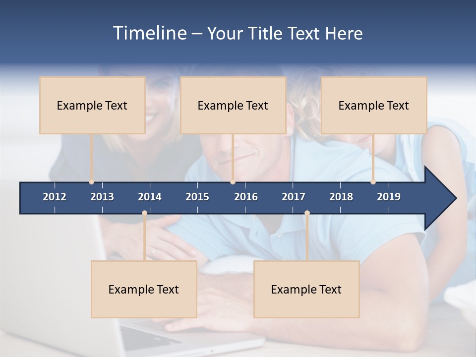 Casual Computer Browsing PowerPoint Template
