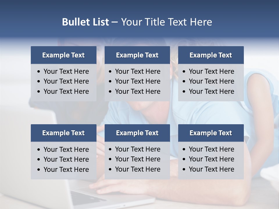 Casual Computer Browsing PowerPoint Template