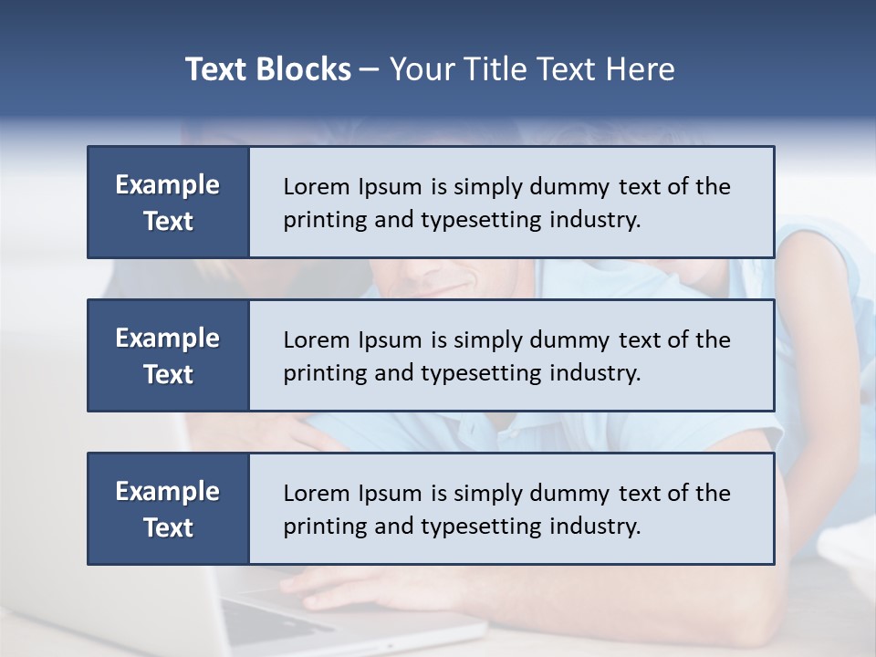 Casual Computer Browsing PowerPoint Template
