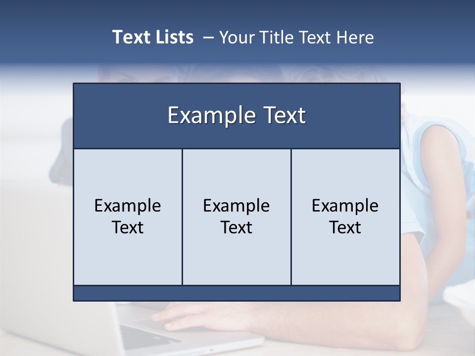 Casual Computer Browsing PowerPoint Template