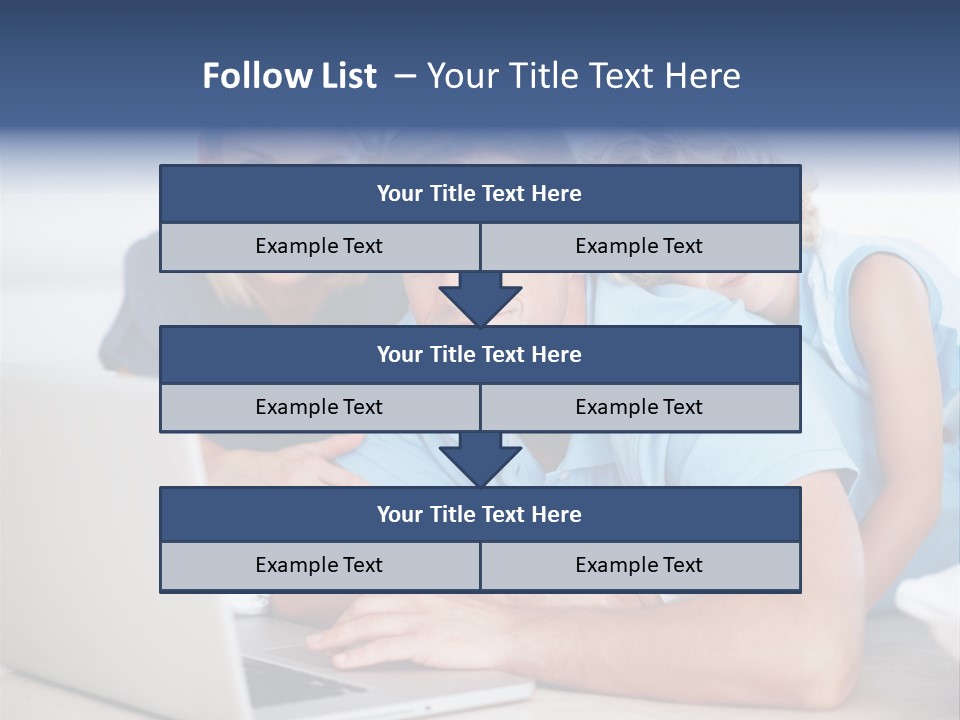 Casual Computer Browsing PowerPoint Template