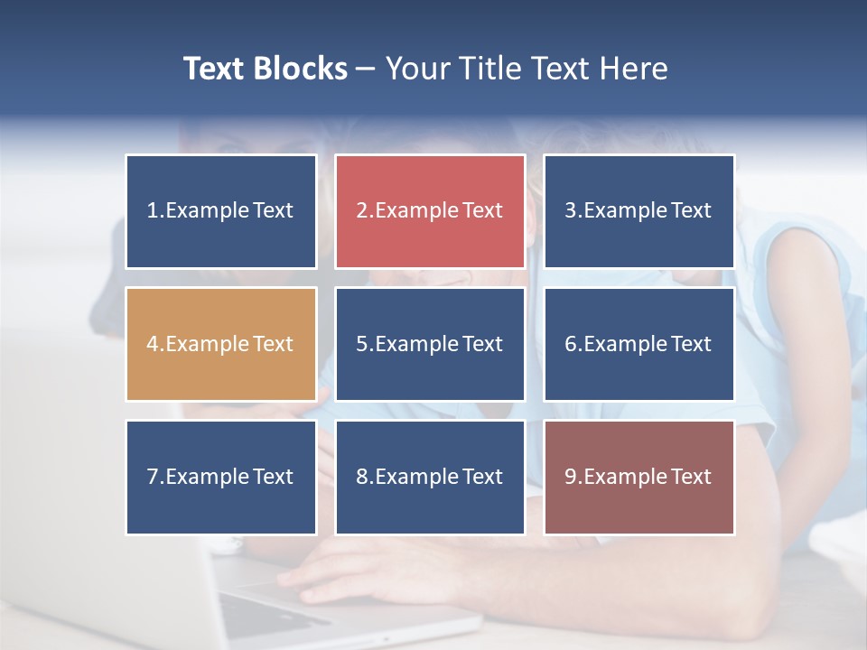 Casual Computer Browsing PowerPoint Template