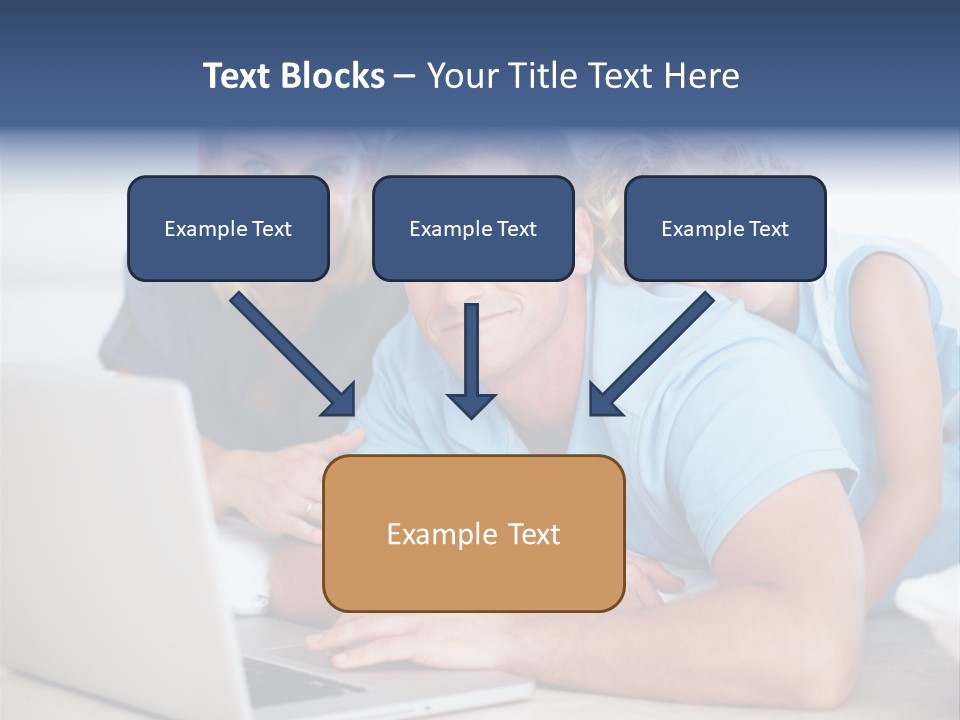 Casual Computer Browsing PowerPoint Template