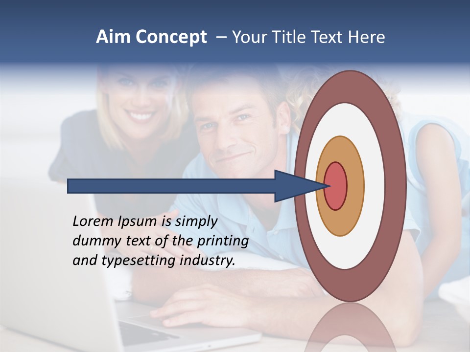 Casual Computer Browsing PowerPoint Template