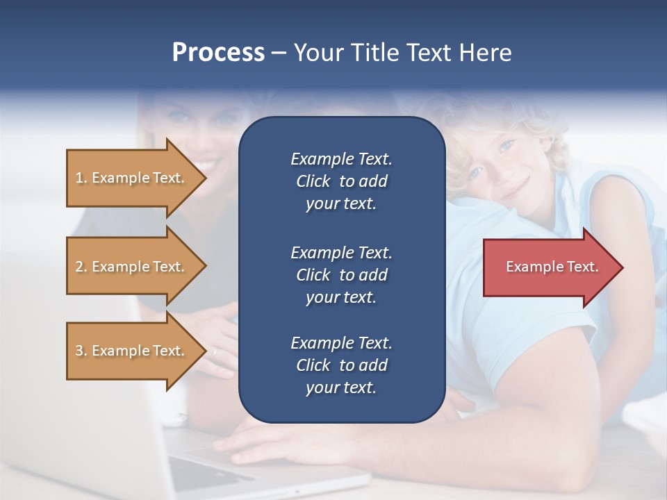 Casual Computer Browsing PowerPoint Template