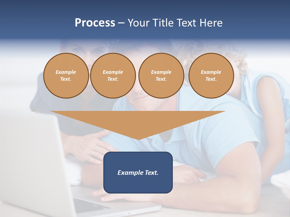 Casual Computer Browsing PowerPoint Template