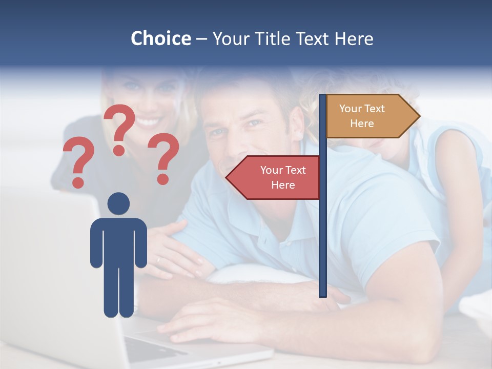 Casual Computer Browsing PowerPoint Template