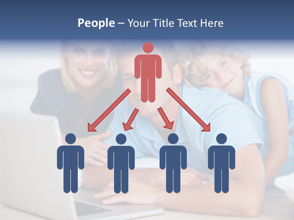 Casual Computer Browsing PowerPoint Template