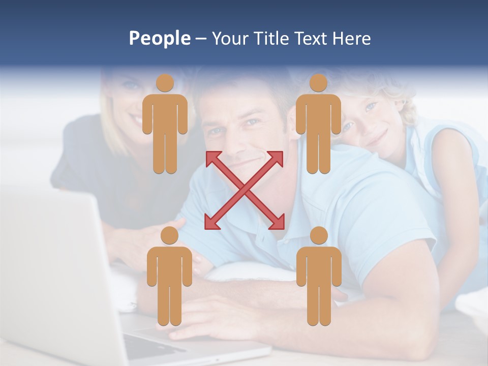 Casual Computer Browsing PowerPoint Template