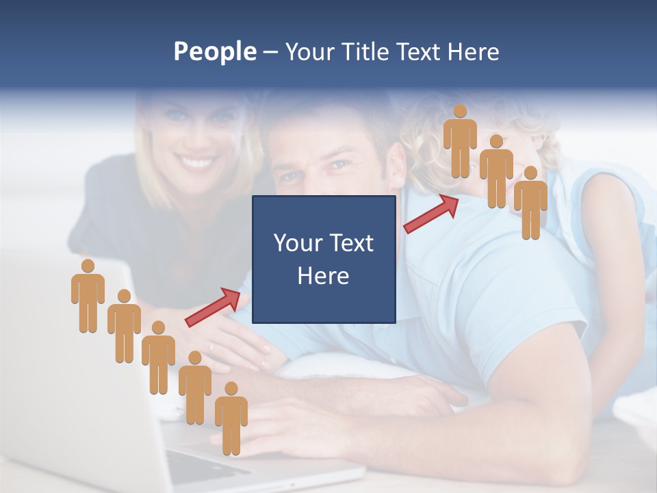 Casual Computer Browsing PowerPoint Template