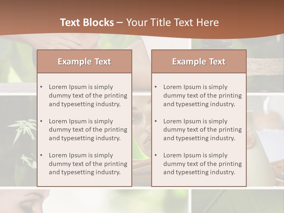 Cure Beauty Aroma PowerPoint Template