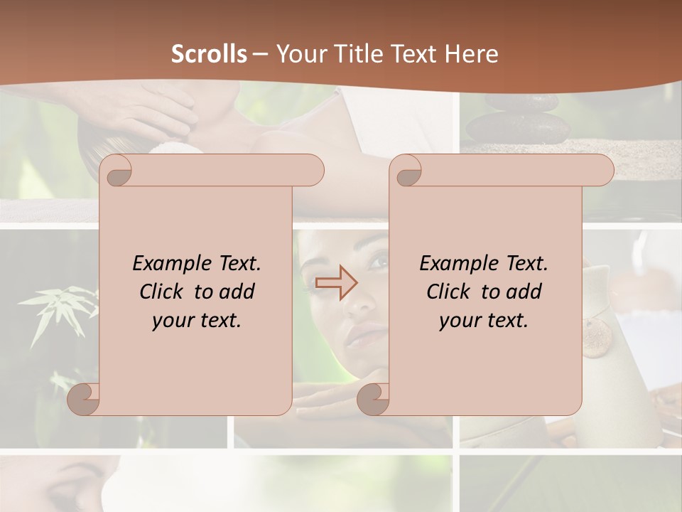 Cure Beauty Aroma PowerPoint Template