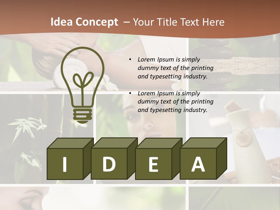 Cure Beauty Aroma PowerPoint Template