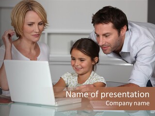 Child Online Balance PowerPoint Template