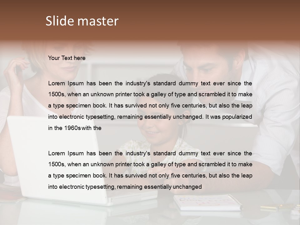 Child Online Balance PowerPoint Template