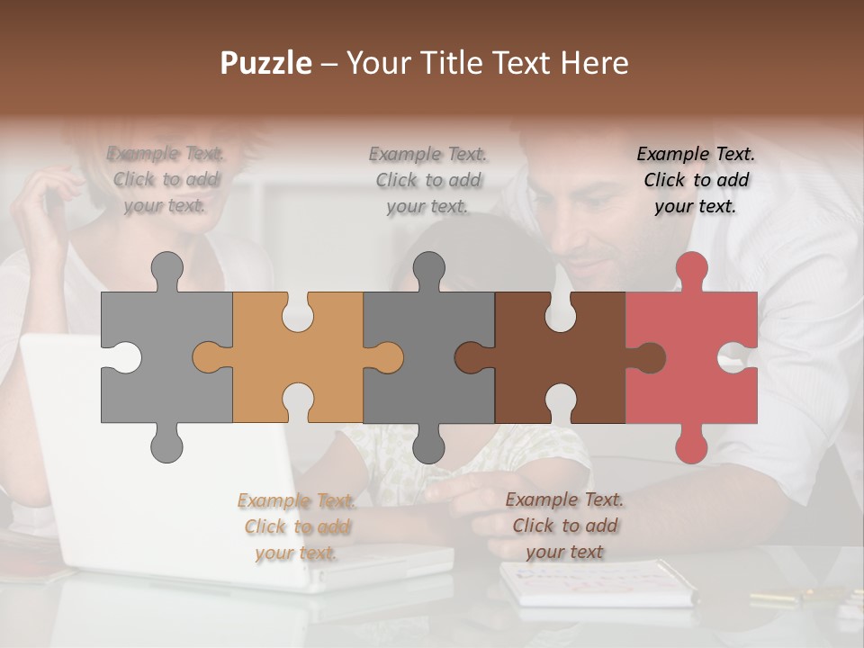 Child Online Balance PowerPoint Template