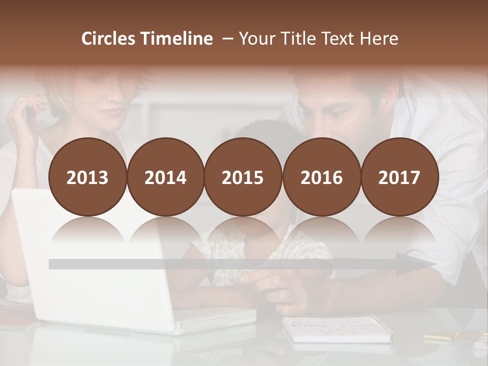 Child Online Balance PowerPoint Template