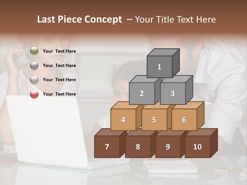 Child Online Balance PowerPoint Template