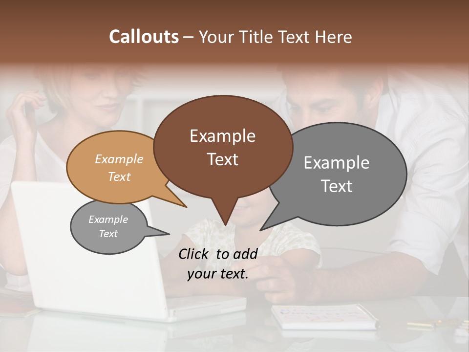 Child Online Balance PowerPoint Template