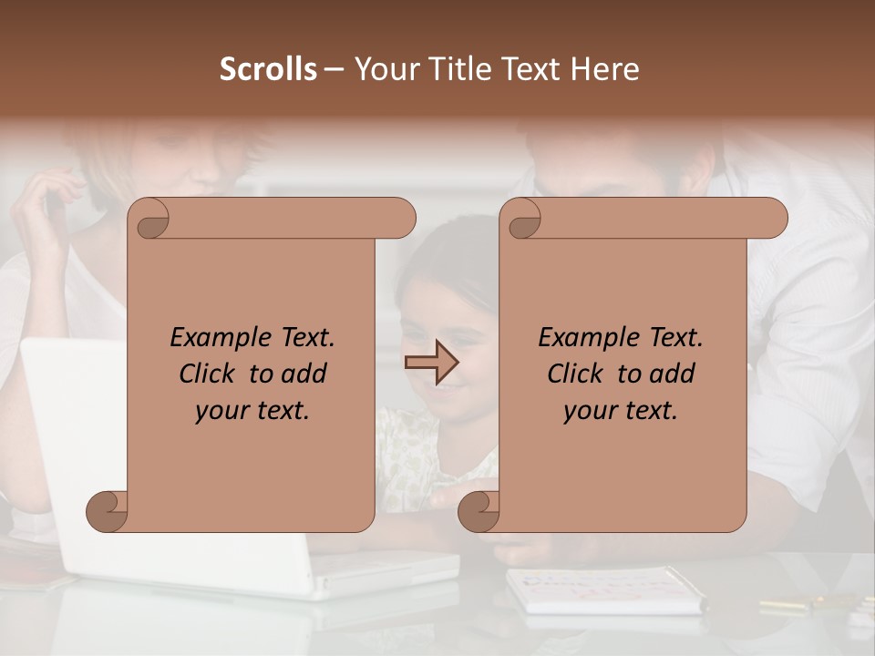 Child Online Balance PowerPoint Template