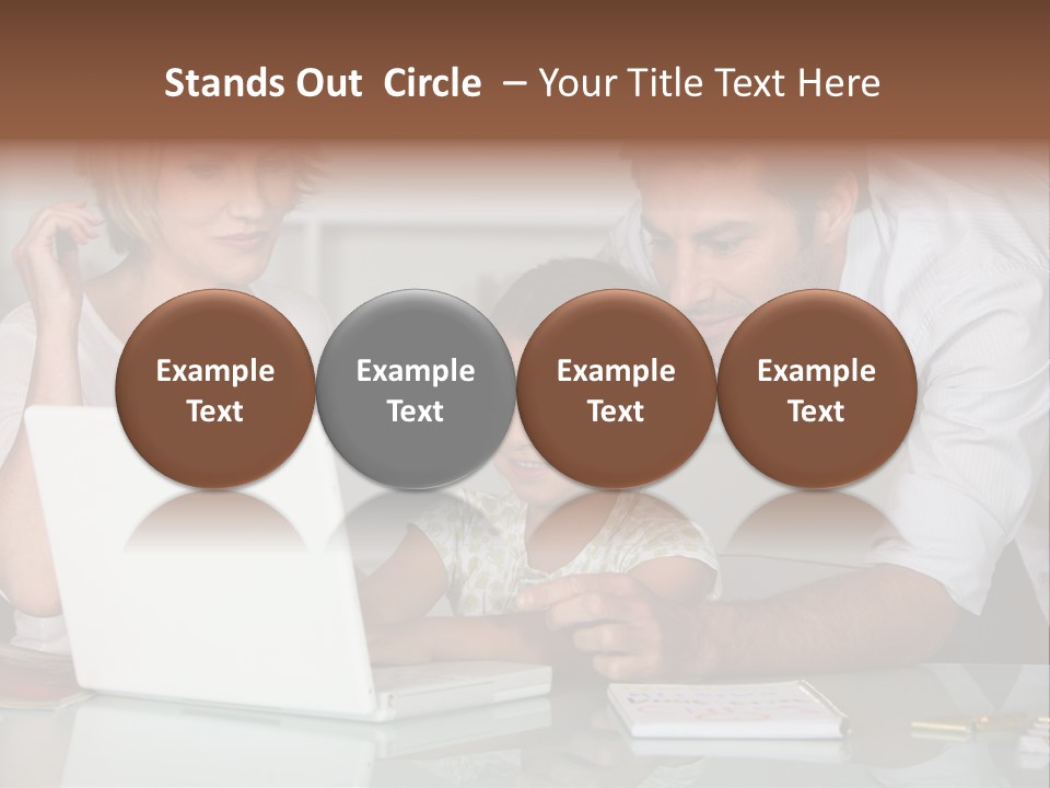 Child Online Balance PowerPoint Template