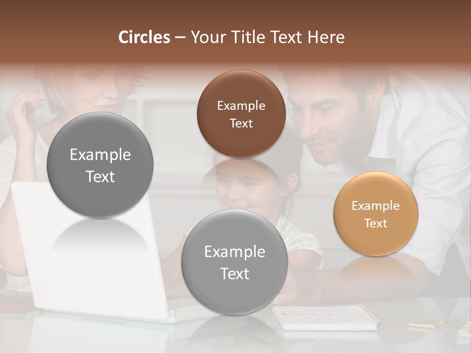 Child Online Balance PowerPoint Template