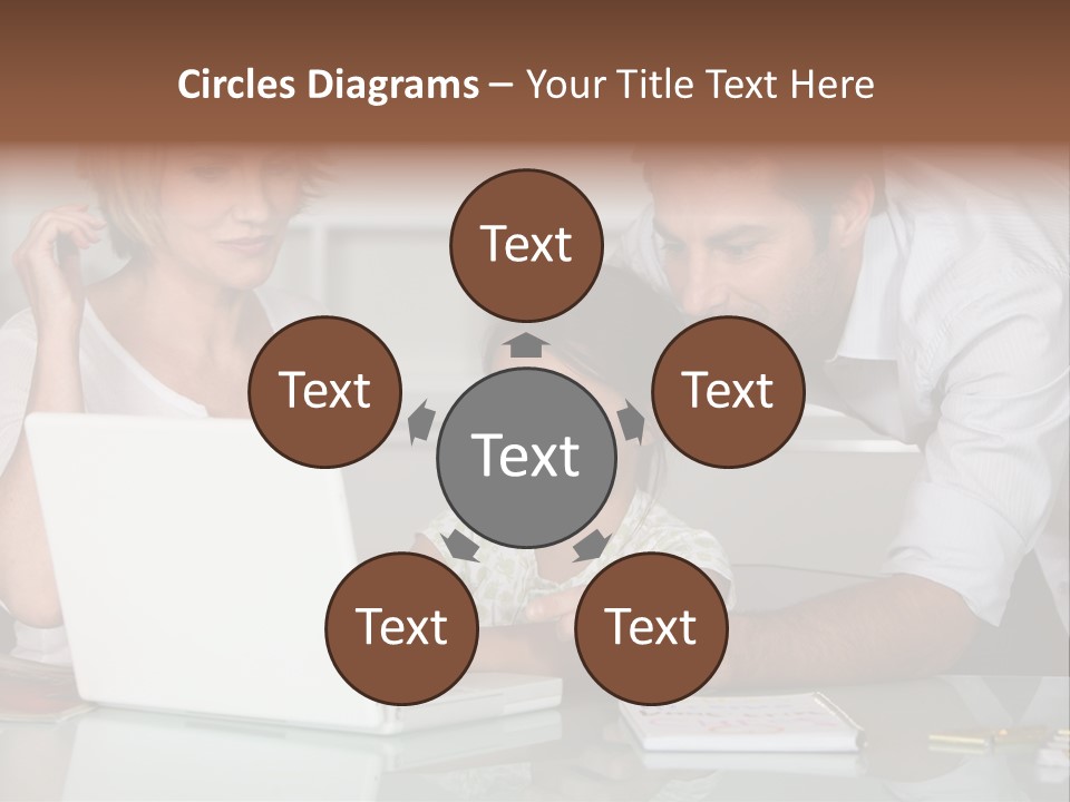 Child Online Balance PowerPoint Template