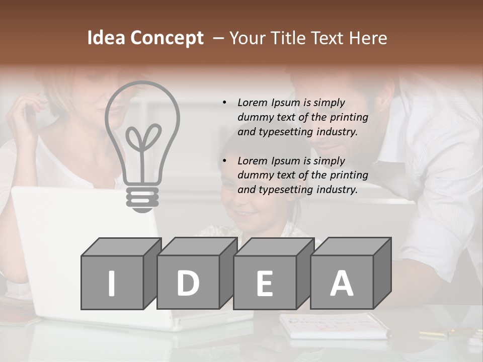 Child Online Balance PowerPoint Template