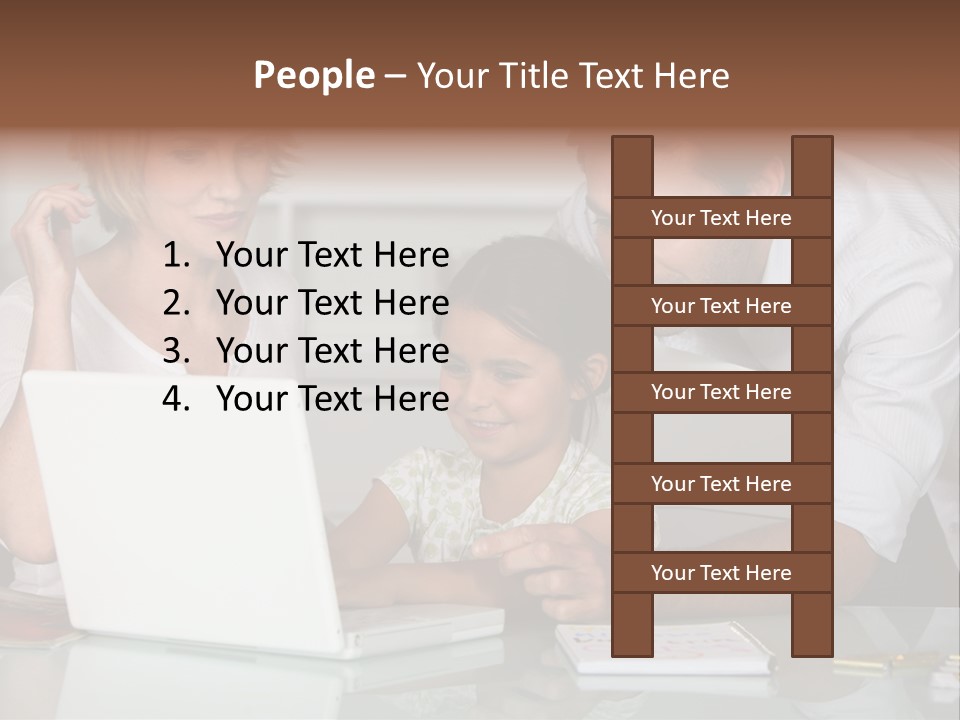 Child Online Balance PowerPoint Template