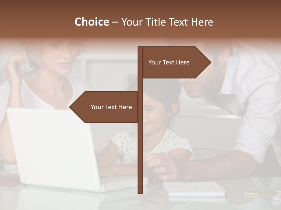 Child Online Balance PowerPoint Template