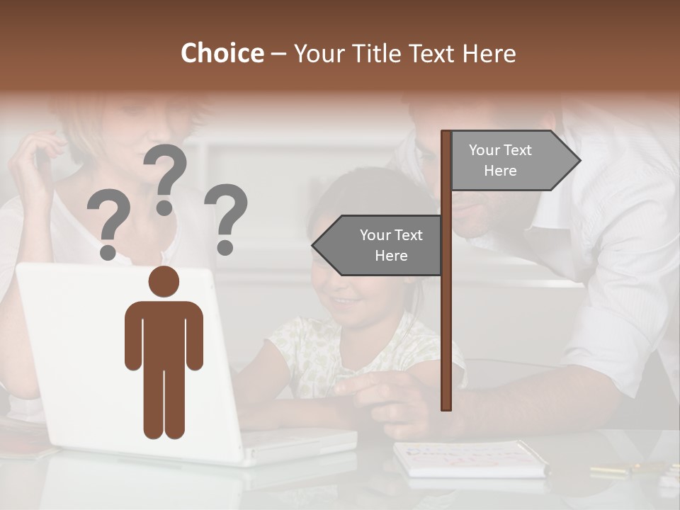 Child Online Balance PowerPoint Template